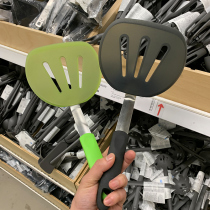 Household silicone shovel non-stick pot special spatula high temperature resistant flat shovel frying fish shovel spatula spatula