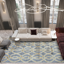 Heng Private American light luxury living room carpet Simple modern household sofa Coffee table mat Striped study bedroom bedside blanket