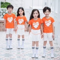 61 Childrens Performance Costume Chorus Primary School Childrens School Uniforms Summer Banfu Kindergarten Garden Suit Summer Dress Graduation Suit