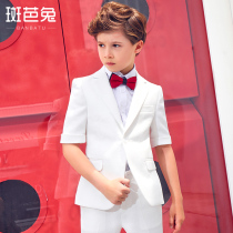 Childrens suit handsome June 1 piano performance flower girl dress boy suit host performance suit British style