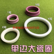 Spinning glass fiber warping machine tool groove cylinder car ceramic ring over coil alumina zirconia 99 porcelain large porcelain ring unilateral