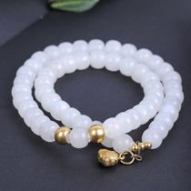 (Xiong Jia Jewelry) Xinjiang Hetian Jade Russian Jasper Tobacco Purple Lotus Lotus Lotus Ruyi Carving