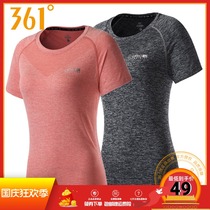 361 Womens Short Sleeve T-Shirt 2019 Summer New Casual Short T Quick Dry Breathable Half Sleeve Top Female Comfortable Sports T
