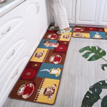 Kitchen floor mat absorbent non-slip oil and dirt resistant household kitchen special carpet full of machine wash customization