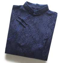 Old Shanghai bone erosion retro Republic of China modified cheongsam Chinese style young girl dress autumn and winter Long