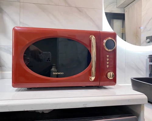 Daewoo Микроволновая мебель мебель небольшой мини -ротал Turnthilet Retro Vinco Light Powder Micracarmark