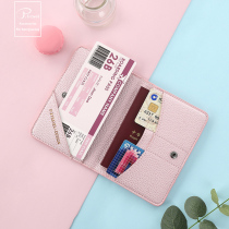  Travel passport bag ID ticket storage charter ticket wallet Multi-function waterproof protective cover Travel portable wallet