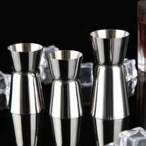Stainless steel straight side Ans Cup wine measuring machine double head measuring cup wine mixer set bar measuring wine cup milk tea oz cup