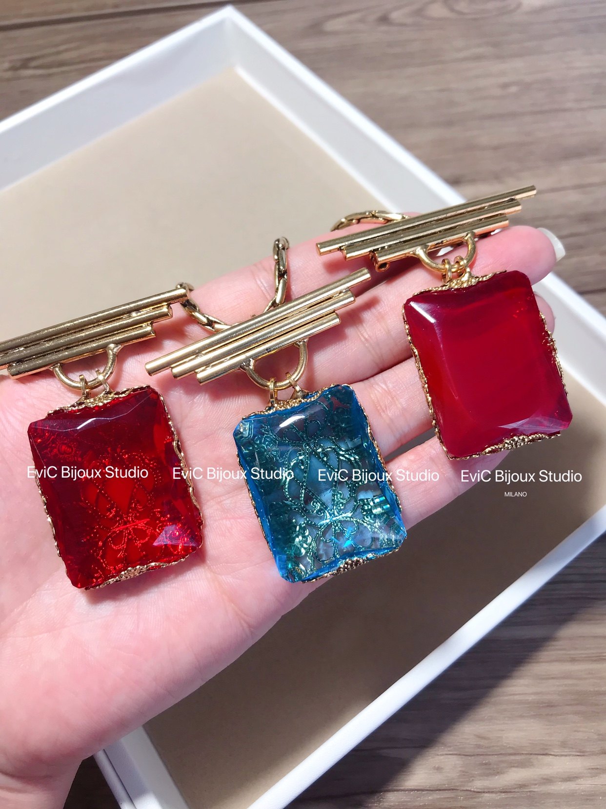 Big designer 24k gold plated square sugar high order crystal sugar lace three - use no refund