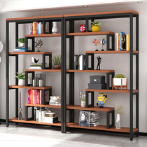 Bookshelf Floor shelf Living room Modern minimalist office partition screen Simple bookcase Multi-layer storage shelf