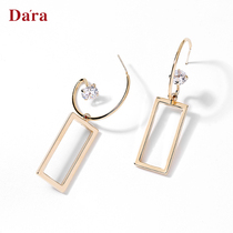 Della jewelry 925 silver needle advanced sense earrings female long temperament 2021 New Tide Net red niche ear ornaments
