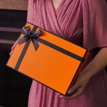 Gift box ins Wind birthday gift box packaging empty box high-end hand gift box exquisite boys style large