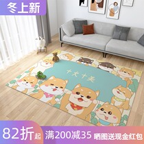 Living room floor mat can scrub pvc children cartoon climbing mat home bedroom waterproof large area custom carpet