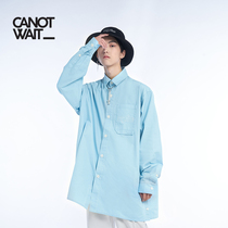 Chen Weiting Chao brand CANOTWAIT new early autumn design sense long sleeve men and women lazy loose wide-shaped shirt