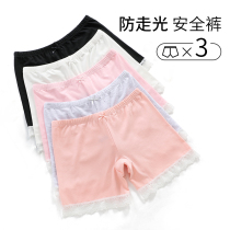 Girls safety pants anti-light plus crotch summer thin style student shorts girls in the eldest child insurance panties leggings