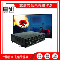 HDMI LCD TV splicing box 1 in 4 out splicing controller one-button split picture splicing processor