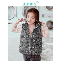 Yinman childrens clothing vest down jacket autumn 2020 new large girls casual fashion down jacket