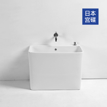 Japanese palace dish(GONGDIE) balcony washing mop pool Household bathroom Floor-to-ceiling mop basin mop pool