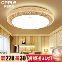  OP lighting led ceiling lamp Simple modern bedroom lamp Living room lamp room lamp Stone pattern official flagship store