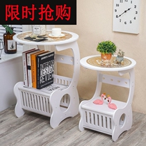 Simple bedside table mini creative bedroom modern simple bedside table small European plastic storage cabinet