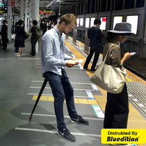 sitpack folding seat outdoor portable travel adjustable telescopic stool train shrink Maza queue artifact