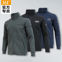 361 Sports Jacket Jacket Mens 2022 Fall New Casual Open Lapels Collar Top 100 Hitch Running Sportswear