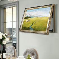  Modern distribution box Living room mural hydraulic occlusion meter box decorative painting Dining room entrance corridor hanging painting electric switch box
