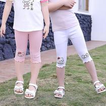 Girls Capri pants summer leggings new little girl shorts thin casual baby pants