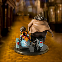 around Harry Potter handles the magic world Harry and Hagrid Q version motorcycle pendant doll gift