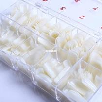 500 Full Cover Natural False Nails Fake Nail Tips with Box