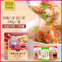 Kaifeng specialty De Song Tang Rose Babao Almond tea Breakfast Afternoon supper Lotus root powder meal replacement drink 435g