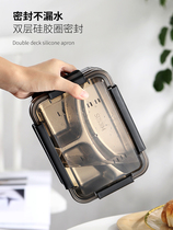 Lunch box Bento insulation girls office workers simple Net Red 1 adult male super large capacity Mens lunch box set