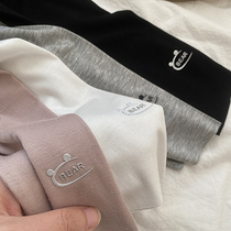 Girls Seven Pants Summer Thin model Modale childrens underpants to be worn outside wearing baby white ultra-thin small and medium size