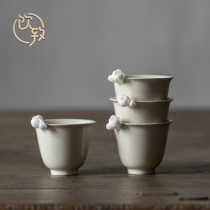 Drink To Ceramic Knead Master Cup Tea Cup Single Cup Kongfu Tea Cup Pint Cup Lady Personal special Small Number of cups