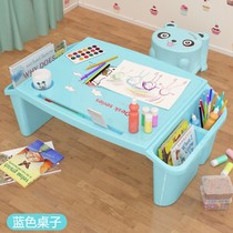 Small Desk Cartoon Mobile Phone Watching Animation Child Learning Students Drawing Table Baby Table Women Children Room Desk Children Table