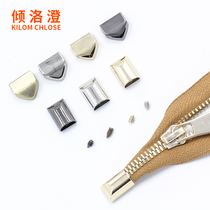 Handbag accessories tail clip 5 metal zipper tail stop metal tail buckle mouth DIY bag zipper accessories