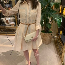 Canada direct mail MK new striped shirt dress