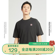 Pathfinder Outdoor Spring Summer New men and women T-shirts Inwind minimalist Fashion Printed Pure Cotton Breathable Couple Short Sleeves