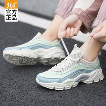 361 sports shoes womens 2021 summer net shoes new 361 degree lightweight casual shoes spring and autumn net daddy shoes