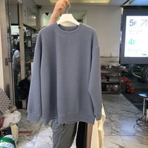 Fall Needle Weaselweaters Korean version Trend ANAN Korea East gate Long sleeves loose pure color minimalist OS blouses