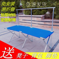 Stable exhibition hanging clothes folding table table portable stalls multi-functional bracket type new space saving