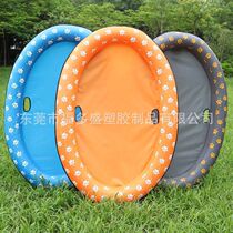 Factory Spot Pvc Eco-friendly Pet Floating Cat Dog Swimming Ring Swimming Floating Bed Print