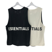 FOG Mesh vest Essentials double-layer letter printing double-sided wear Basketball sports vacation