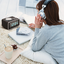  New product Cool electronic alarm clock Bedside luminous music radio Multi-function student digital clock temperature display