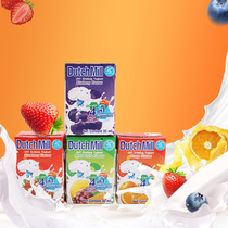 Thai imported drink yogurt 90ml * 4 boxes of sour milk for childrens breakfast with multi-flavored juice drink