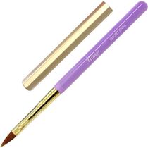 Mirage short elliptical crystal 3D sculpted flower pen