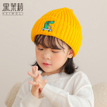 Childrens hat girl winter cartoon cute plus velvet warm cold-proof Joker autumn winter hat children