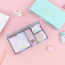 Norfolk style cartoon cute INS stickers fashion Post-It Notes box message convenience this n Post hipster