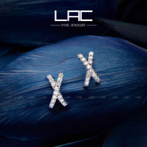 (Live on new) LAC high jewelry diamond earrings 18K gold diamond inlay f