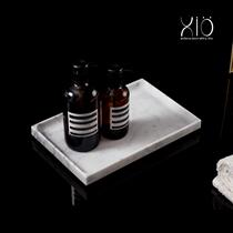  Nordic marble soft square step tray Bathroom entrance Model room Clubhouse decoration storage decoration